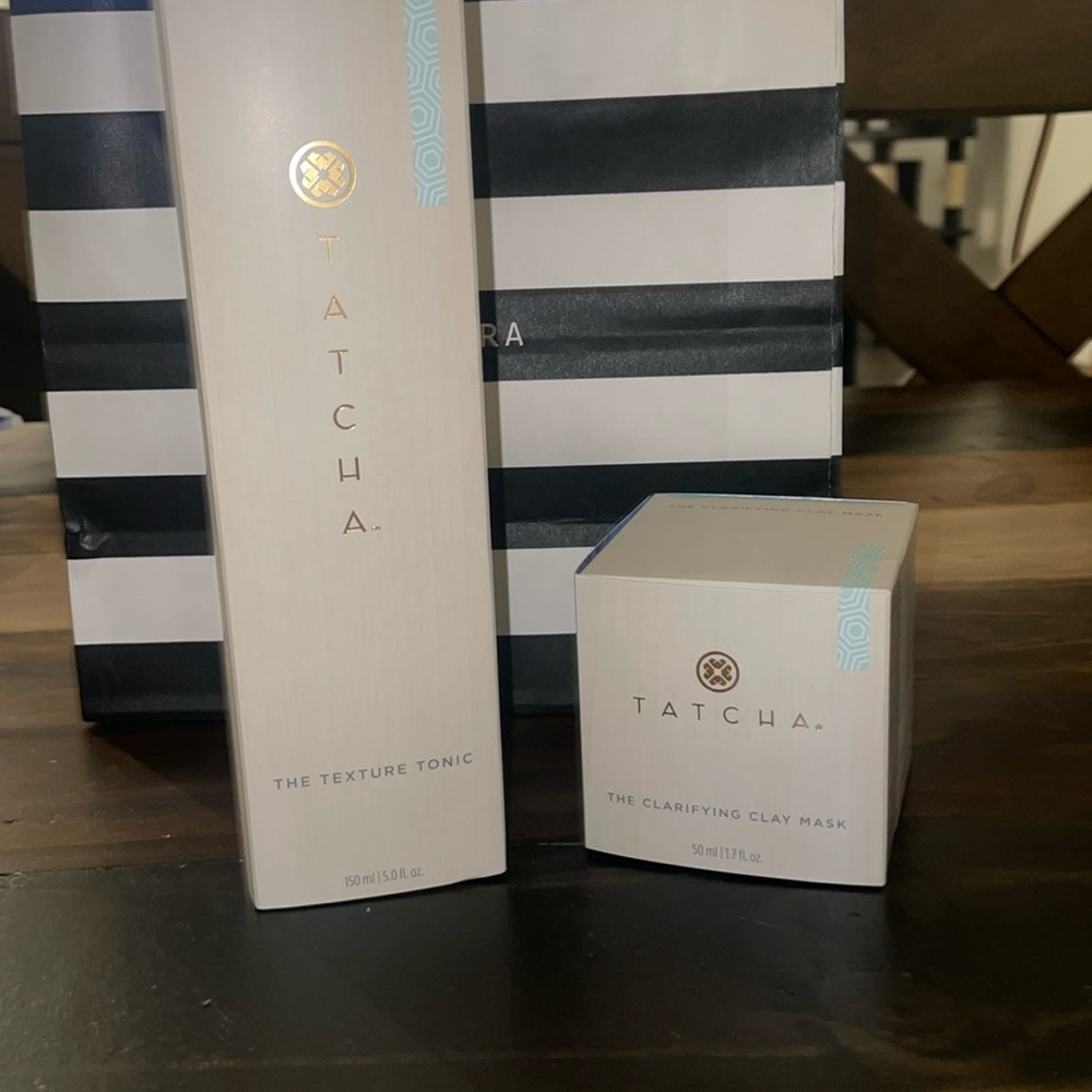 New Tatcha Texture Tonic and Clarifying Clay Mask